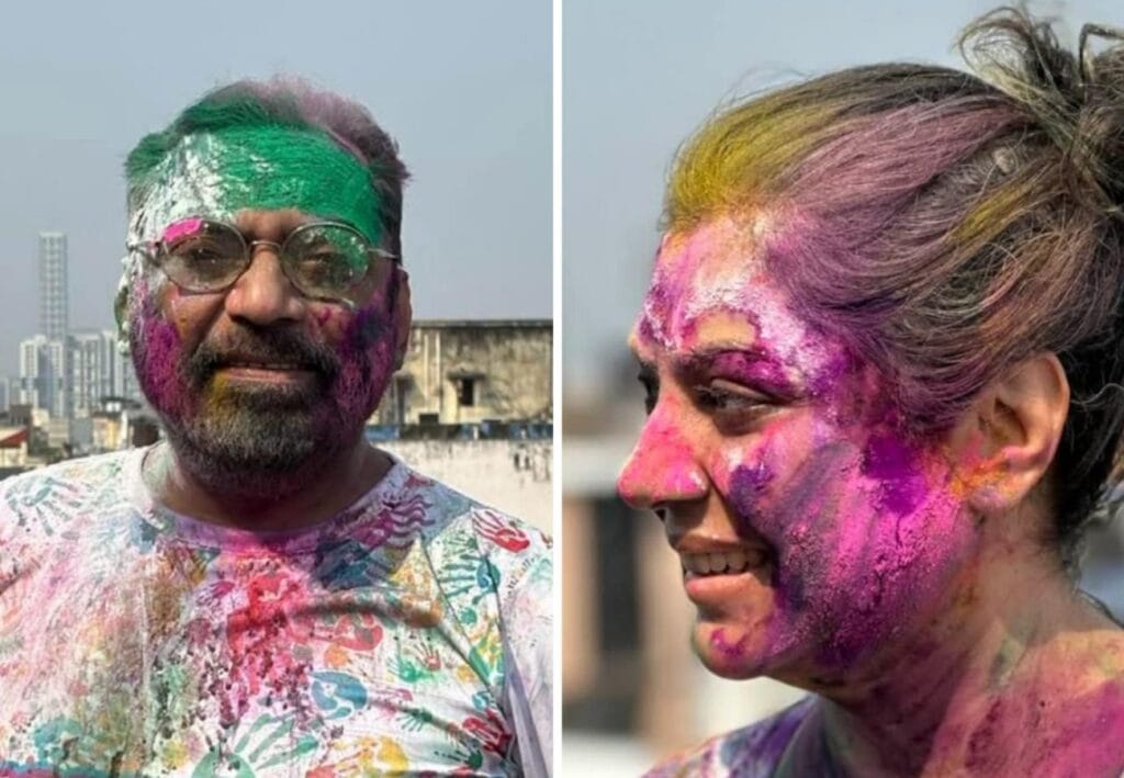 দোলে ছেলেকে নিয়ে একান্তে অনিন্দ্য-মধুজা