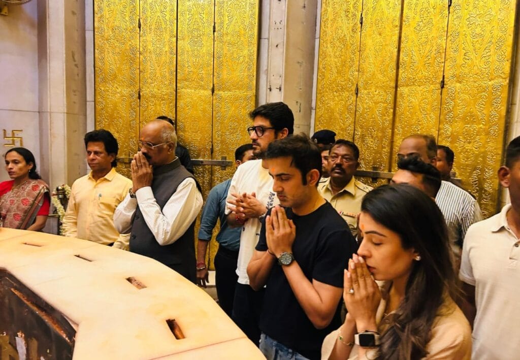 সিদ্ধিবিনায়ক মন্দিরে গম্ভীর, জানা গেল ইংল্যান্ড রওনা হওয়ার দিনক্ষণ