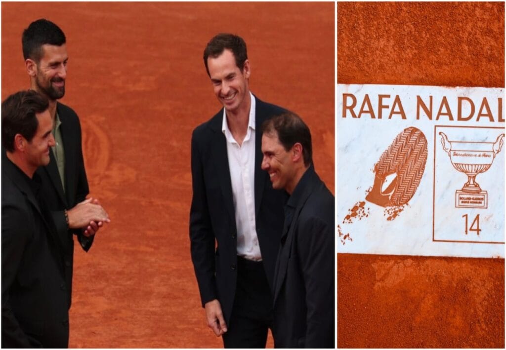 রোলাঁ গারোঁয় গ্র্যান্ড ফেয়ারওয়েল নাদালের, একফ্রেমে ‘বিগ ফোর’, ফিরল স্মৃতি