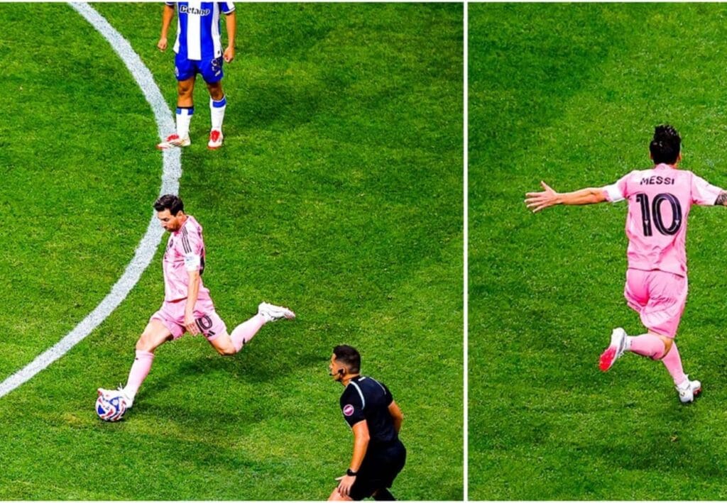 রোনাল্ডের দেশের ক্লাবের বিরুদ্ধেই মেসির গোলেমায়ামির প্রথম জয়