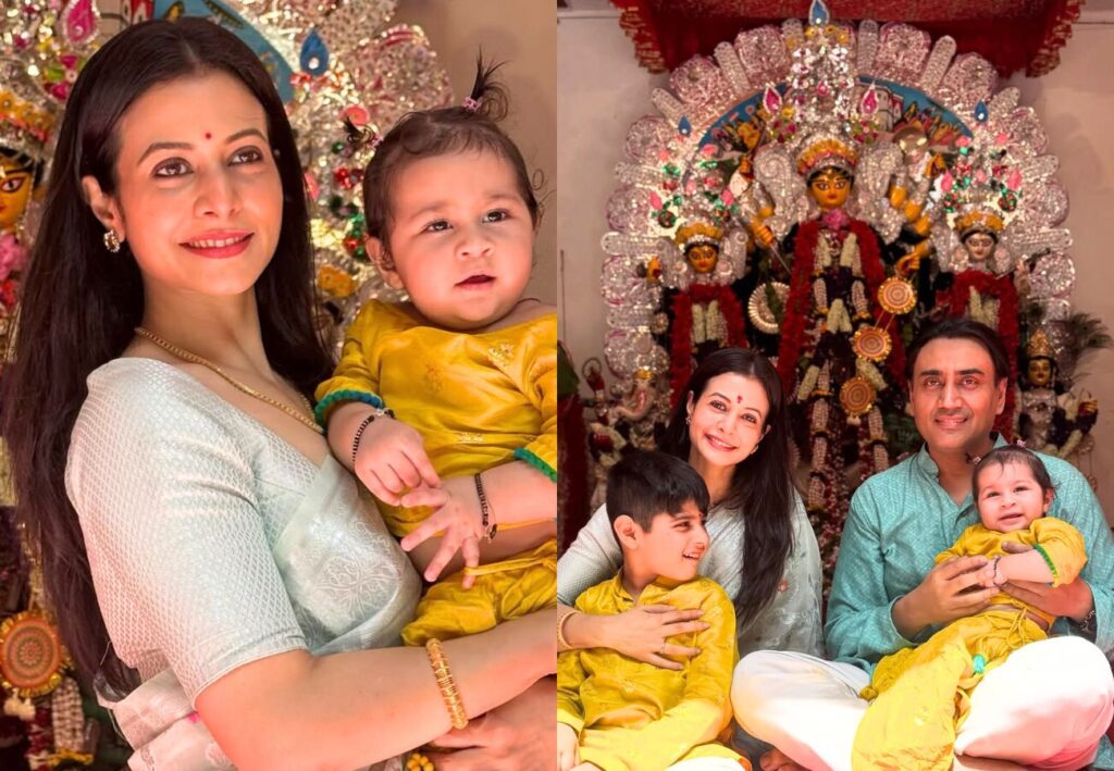 দেবীপক্ষে কন্যা কাব্যর সঙ্গে আলাপ, নেটপাড়া বলছে, 'যেন অবিকল কোয়েল'!