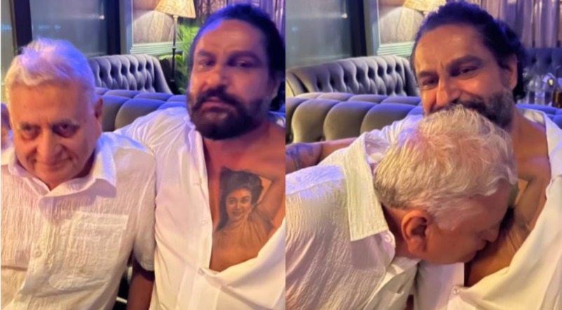 পরাগের বুকে শেফালি, কন্যার ছবি দেখে জামাইয়ের বুকেই চুমু আঁকলেন বাবা