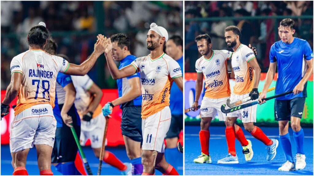 চাক দে ইন্ডিয়া! চিন-জাপানকে হারানোর পর হকিতে ১৫ গোল দিল কাজাখস্তানকে