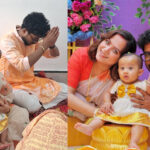 মায়ের কথা মনে করে চোখে জল দীপঙ্করের, মেয়ে মীরার অন্নপ্রাশনে আবেগে ভাসলেন অহনা-দীপঙ্কর!