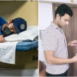 বিমানে টিকিট না পেয়ে ট্রেনেই ফেরেন ছদ্মবেশে, বাড়িতে বাবার গলায় পরালেন বিশ্বকাপের মেডেল